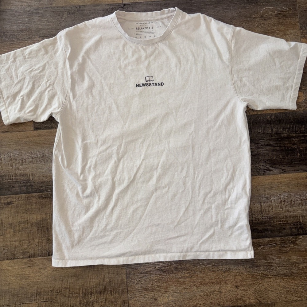 D & F Ricky Singh Men's Relaxed Fit Gray T- Shirt Size: L Graphic